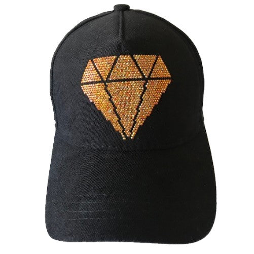 Gorra De Béisbol Bling Diamond Mujeres Hombres Unisex Rhinestone Sombrero Chica Snapback Glitter