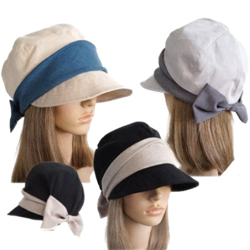 Beauty Women's Flower Cotton Hat Round Brim Cap Cloche Summer Spring