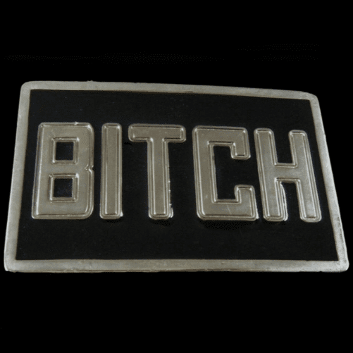 Bitch Street Fashion Style Fun Cool Belt Buckle