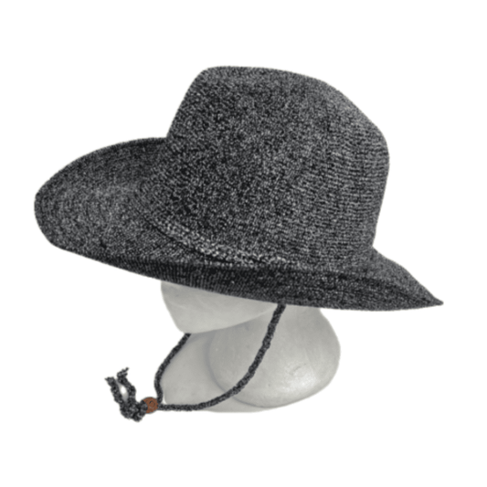 Black Bling Hat Summer Outdoor Women Western Cowboy Breathable Fashion Hats