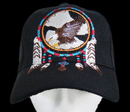 CHAPEAU NOIR CASQUETTE DE BASEBALL CAPTEUR DE RÊVES PLUMES CHAPEAU INDIEN INDIEN CASQUETTE