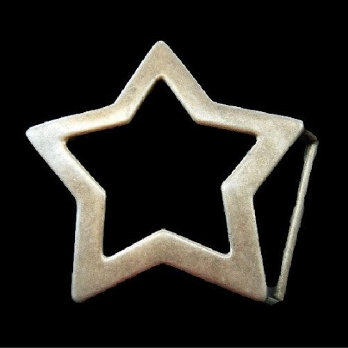 TEXAS STAR NORTH SOUTH SHERIFF SYMBOL BELT BUCKLE BOUCLE DE CEINTURE