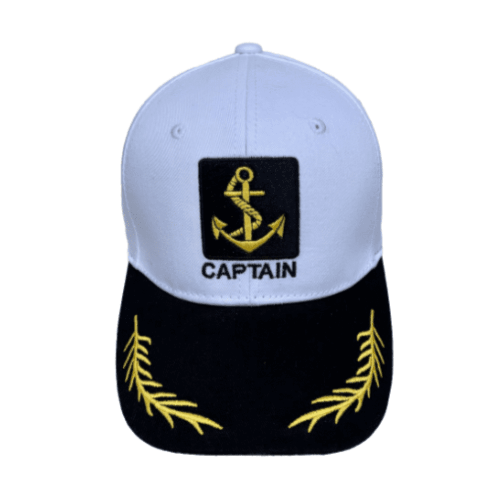 Chapeau de capitaine de bateau, casquettes d'uniforme de Yacht de la marine, chapeaux de capitaine d'amiral