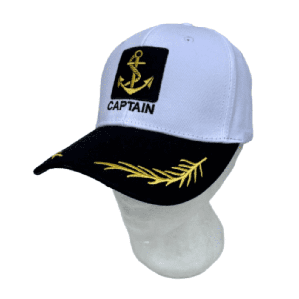 Chapeau de capitaine de bateau, casquettes d'uniforme de Yacht de la marine, chapeaux de capitaine d'amiral