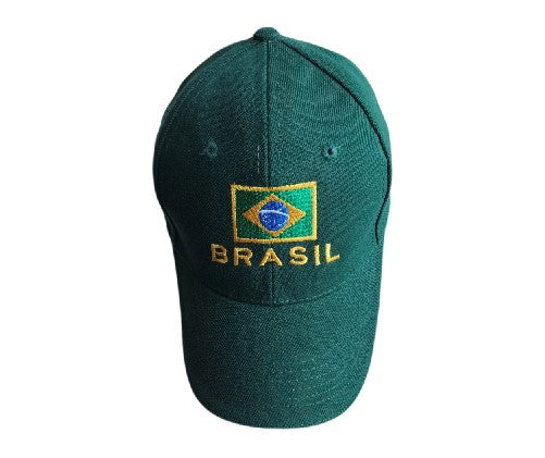 BRASIL BRAZIL BRASIL BRAZILIAN WORLD SOCCER CUP ALL SPORTS BASEBALL CAP HAT