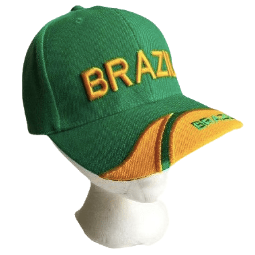 Brazil Brasil World Cup Soccer Player Baseball Hat Cap