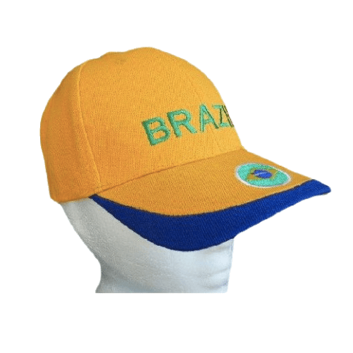 Brazil Brasil World Cup Soccer Player Baseball Hat Cap Chapeau Casquette Pays