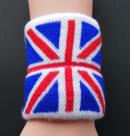 BRITISH BRITAIN UK SPORTS COUNTRY FLAG WRISTBAND SOCCER DRAPEAU PAYS