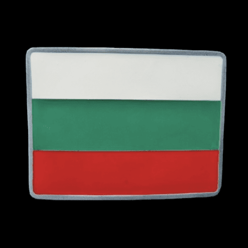 Bulgaria Bulgarian Euro European Flag Belt Buckle