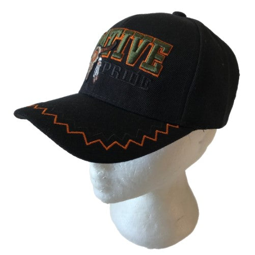 Bull Skull Buffalo Indian Native Pride Casquette brodée noire