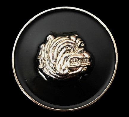 Bulldog Dogs Spike Collar Pet Animal Belt Buckle