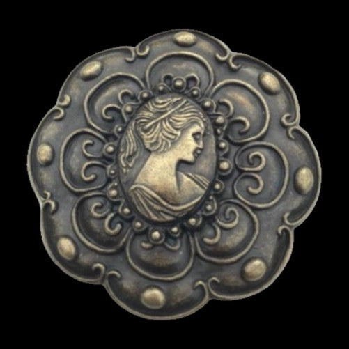 Cameo Lady Woman Belt Buckle Buckles