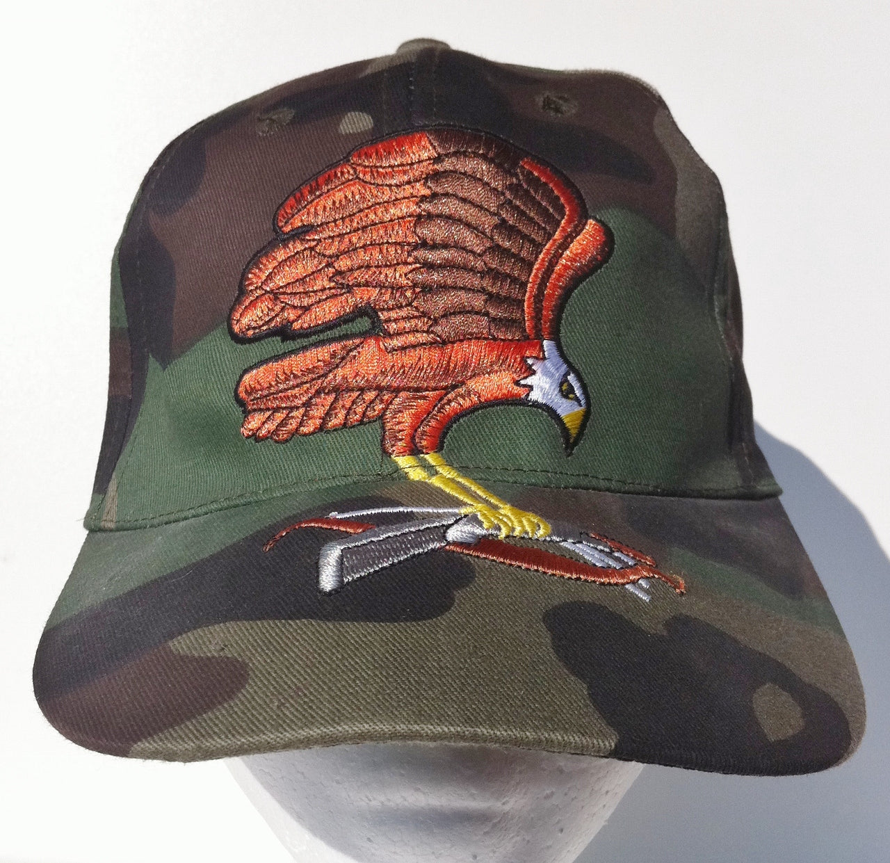 CAMOUFLAGE HUNTING HUNTER CAP HAT ARMY EAGLE DEER CAMO