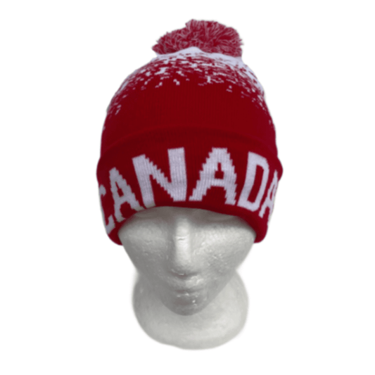 Canada Beanie Cap Plain Knit Ski Hat Cuff Winter Solid Warm Women Hats