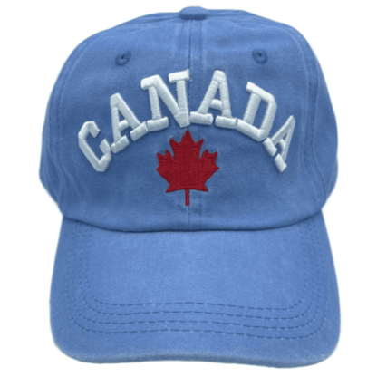 Canadá Gorra de béisbol bordada canadiense Sombrero internacional Talla única