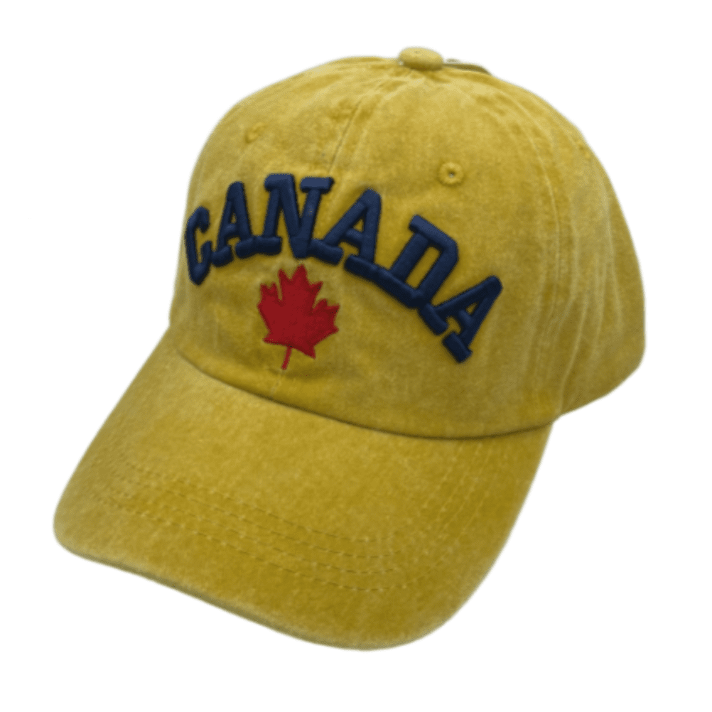 Canadá Gorra de béisbol bordada canadiense Sombrero internacional Talla única