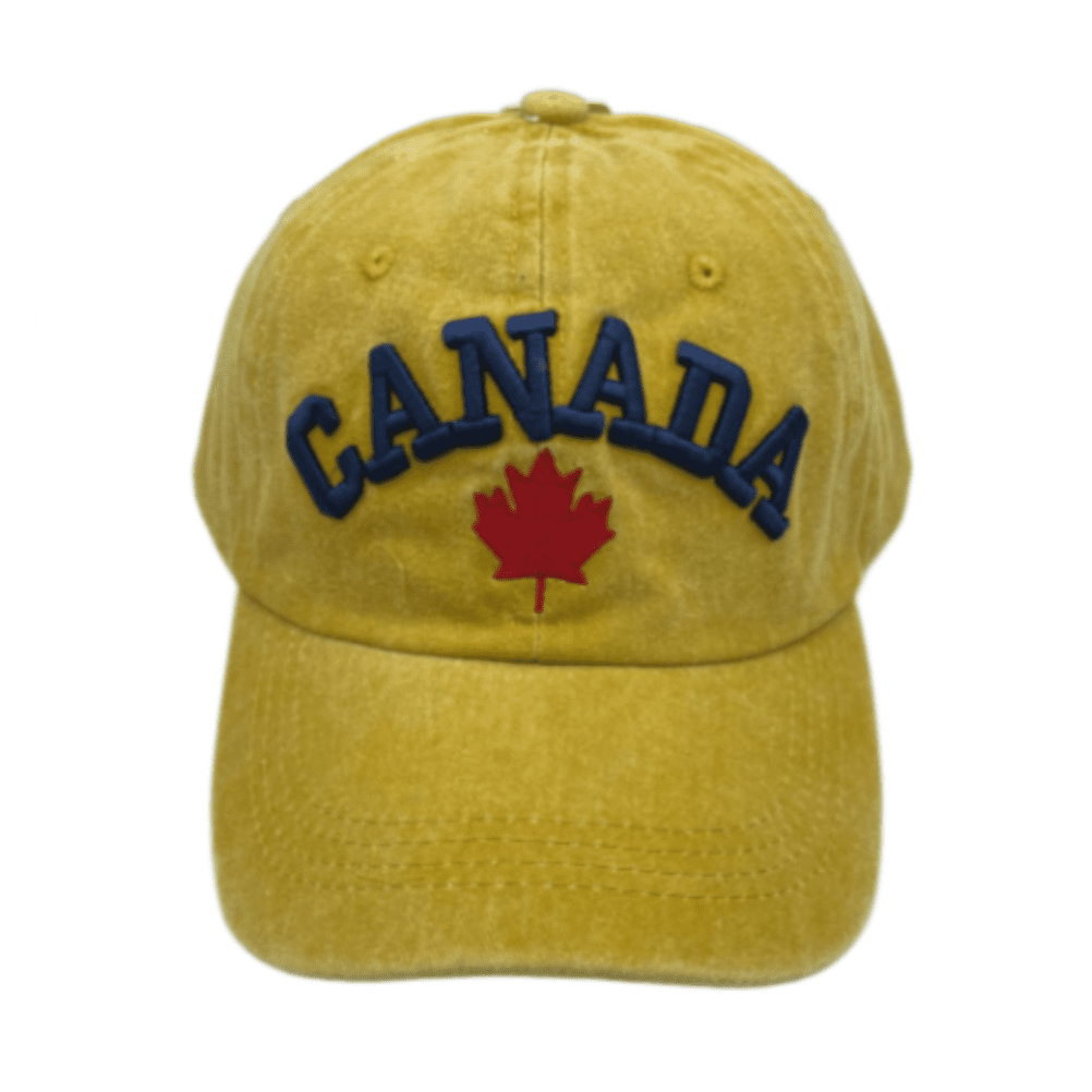 Canada Casquette de baseball brodée canadienne Chapeau international Taille unique