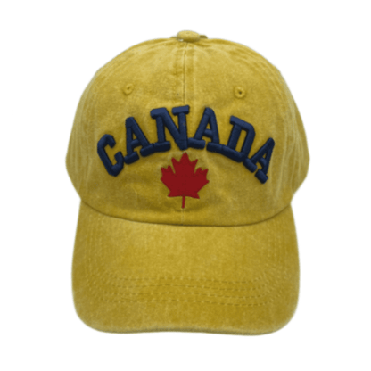 Canadá Gorra de béisbol bordada canadiense Sombrero internacional Talla única