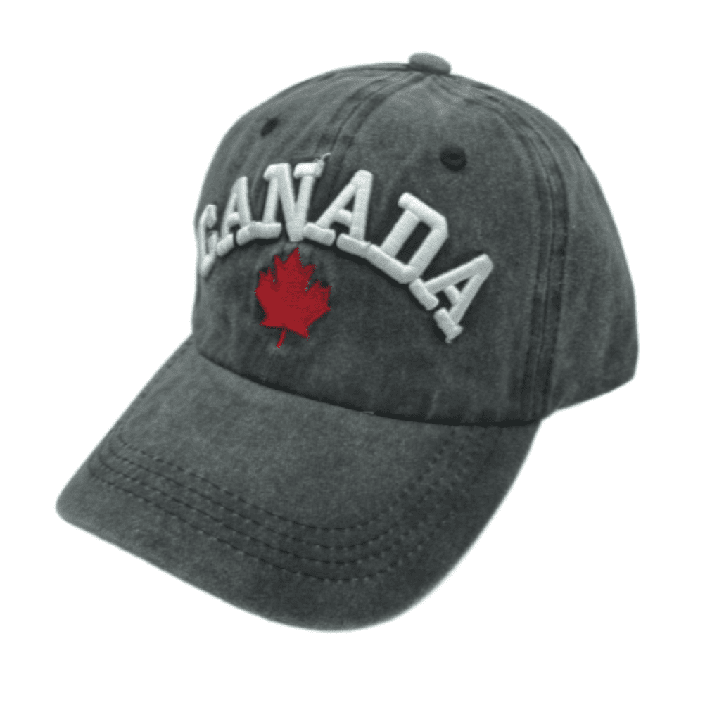 Casquettes de baseball brodées en feuille d'érable du Canada, chapeau international