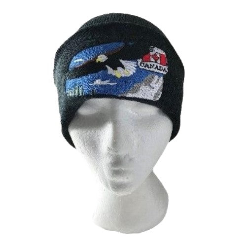 CANADA CANADIAN FLAG MAPLE LEAF EAGLE UNISEX HAT BEANIE HATS