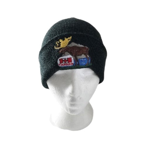 Canada Drapeau canadien Feuille d'érable Moose Ski Chapeau Bonnet Chapeaux Chapeau