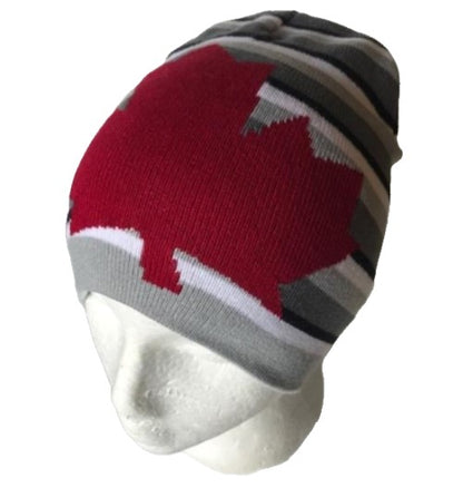 Canada Canadian Flag Red Maple Leaf Unisex Ski Hat Beanie Hats Tuque