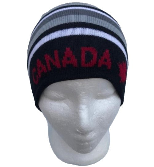 Canadá Bandera Canadiense Blanco Hoja de Arce Rojo Unisex Gorro de Esquí Gorros Tuque