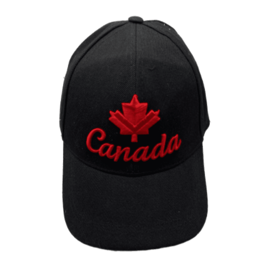 Canada Embroidered Baseball Hat Cap Red Mapleleaf