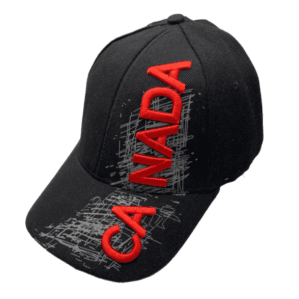 Canada Embroidered Baseball Hat Cap Red Mapleleaf