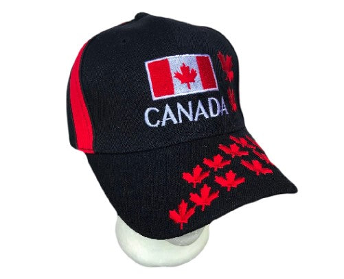 CASQUETTE DE BASEBALL DRAPEAU DU CANADA CASQUETTE FEUILLE D'ÉRABLE