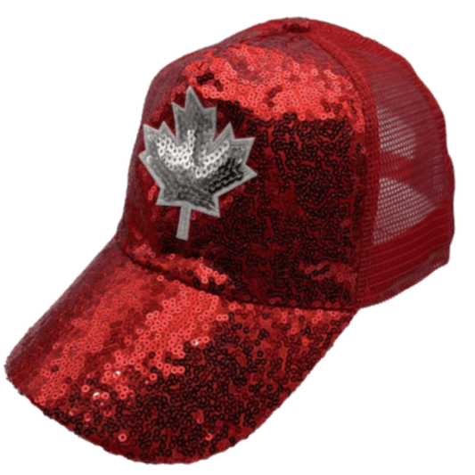 Canada Flag Baseball Ball Hats Cap Maple Leaf Red White Casquette