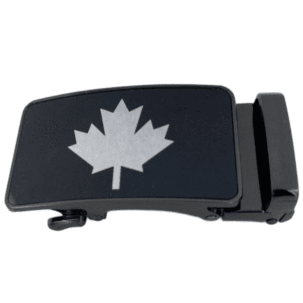 Boucle de ceinture habillée à la mode pour hommes, drapeau du Canada