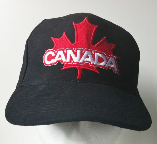 CANADA FLAG SOCCER BASEBALL HAT CAP RED MAPLE LEAF