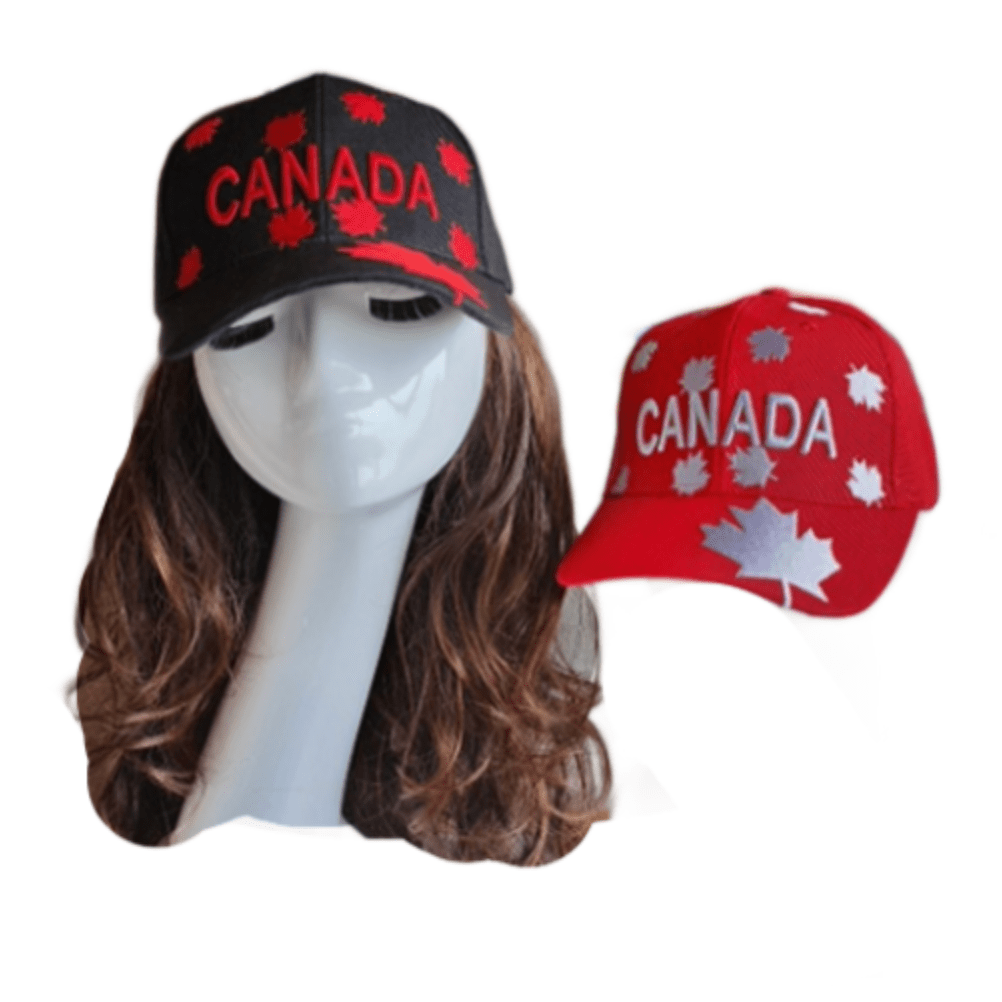 Canada Mapleleaf Chapeau de casquette de baseball unisexe brodé canadien