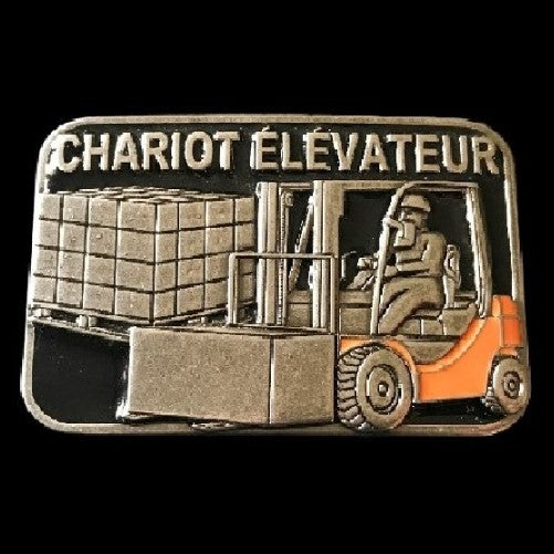 Chariot Elévateur Boucle Ceinture French Forklift Belt Buckle