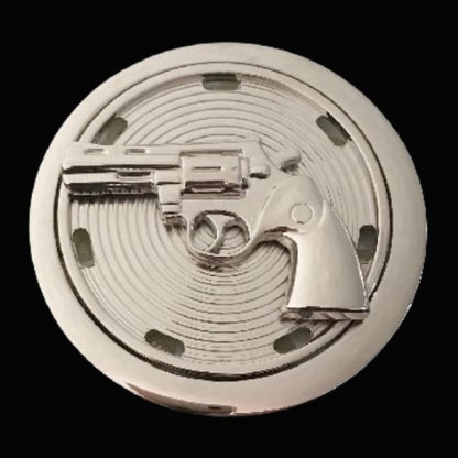 Gun Spinner illumine la boucle de ceinture de fête occidentale