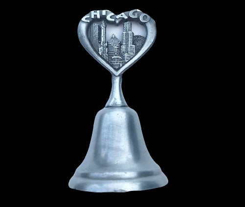 City of Chicago Skyline Souvenir Desktop Bell