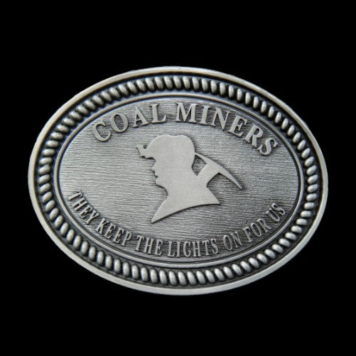 Coal Miners Mining Project Mine Coalfield Belt Buckle