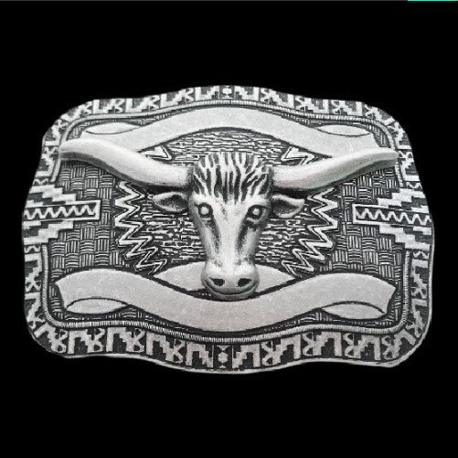 COOL TEXAS LONGHORNS COW STEER WESTERN BELT BUCKLES