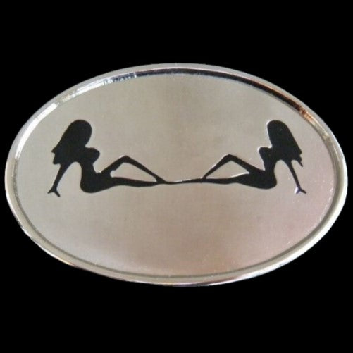 Trucker Mudflap Girls Cool Belt Buckle