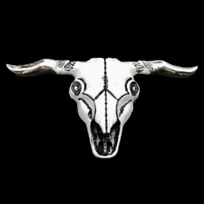 Cool Cow Steer Texas Longhorns Western Belt Buckles