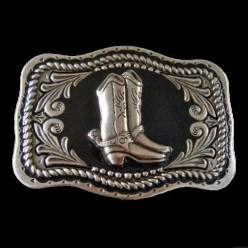 Cowboy Cowgirl Boots Western Detailed Belt Buckle Belts Buckles