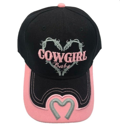 Cowgirl Hat Cap Ballcap Babe Réglable Taille Unique Convient à Tous Les Casquettes Brodées De Baseball Chapeaux