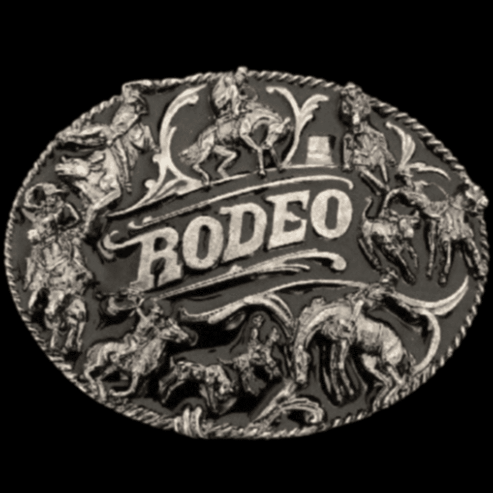 Boucle de ceinture occidentale Rodeo Rider Cowboys