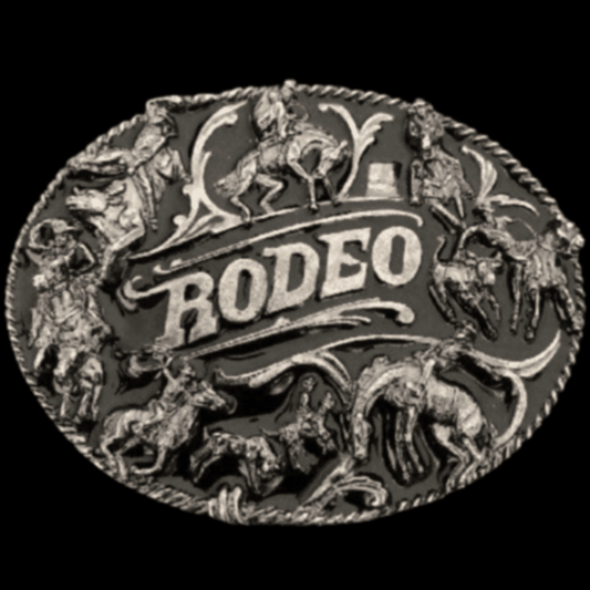 Rodeo Rider Cowboys Western Belt Buckle