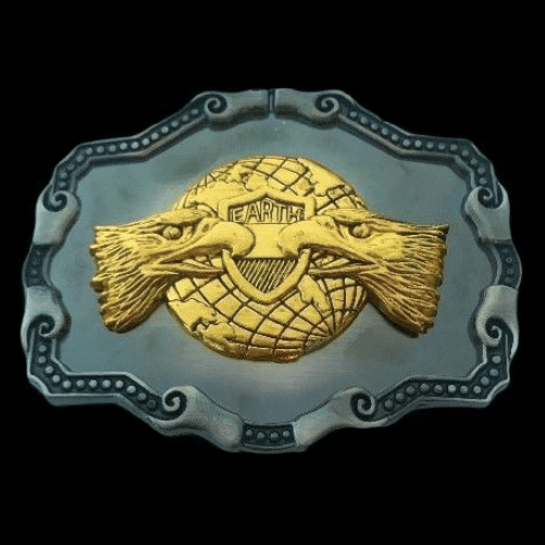 Double Headed Eagles Belt Buckle