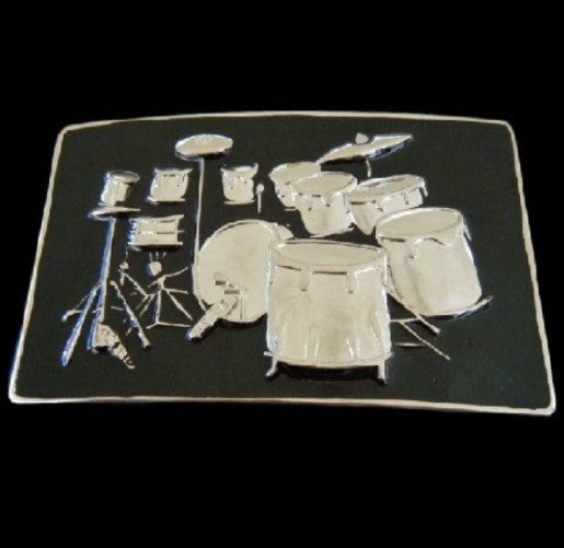 Drum Set Drummer Music Player Belt Buckle Buckles