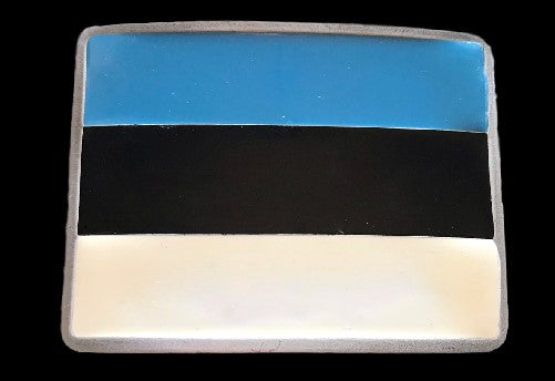 Estonia Estonian Flag Belt Buckle