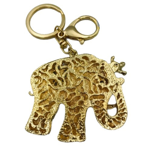 Porte-clés en alliage, éléphant blanc, roi, à la mode, pendentif créatif pour sac de dame