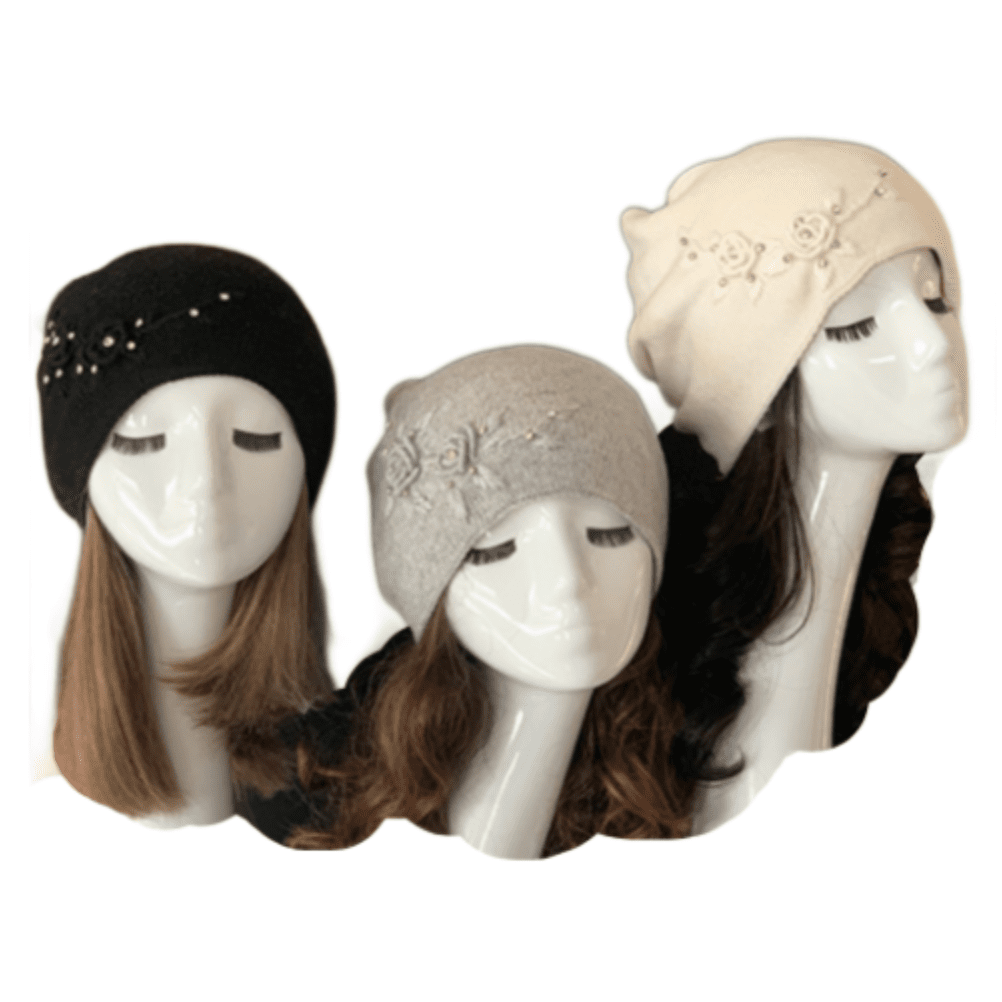 Bonnet d'hiver à la mode avec strass, manchette scintillante, casquette de Ski en tricot